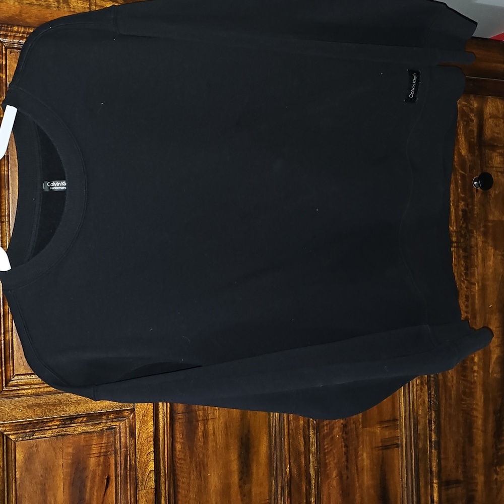 Calvin Klein Sz Small Black Crewneck Sweatshirt!